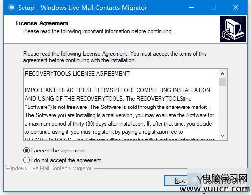 RecoveryTools Windows Live Mail Contacts Migrator v4.1 官方安装版