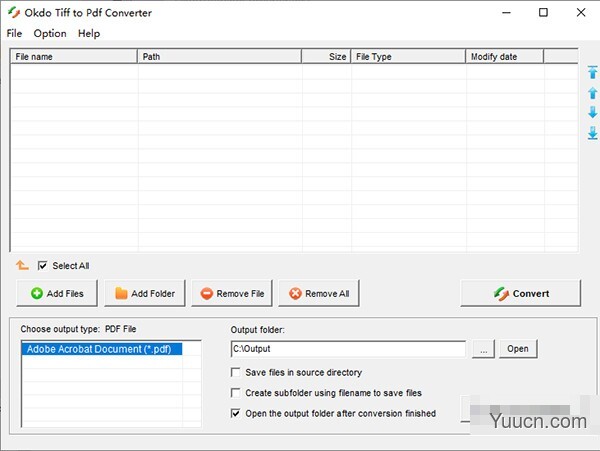 Okdo Tiff to Pdf Converter(Tiff转Pdf工具) v5.8 免费安装版