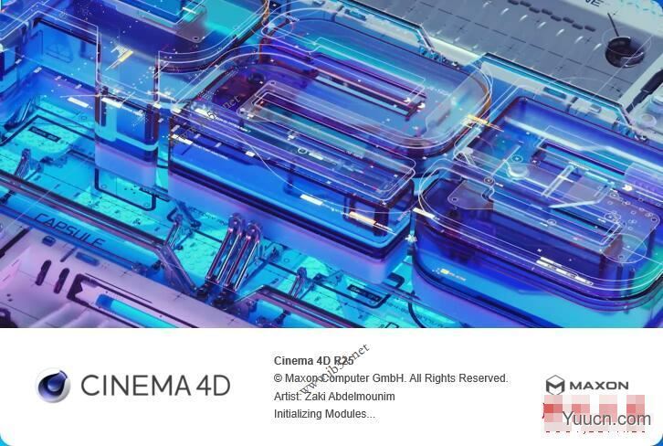 Maxon Cinema 4D R25(C4D R25) V25.015 中文/英文正式破解版(附教程)