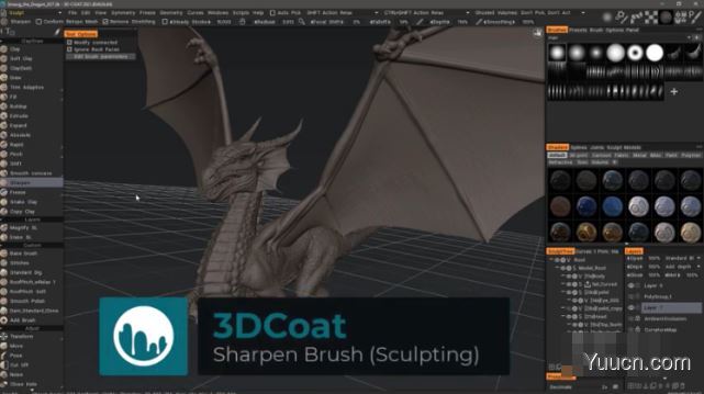 数字雕塑软件3D Coat V2021.62 中文安装激活版(附补丁+步骤) 64位