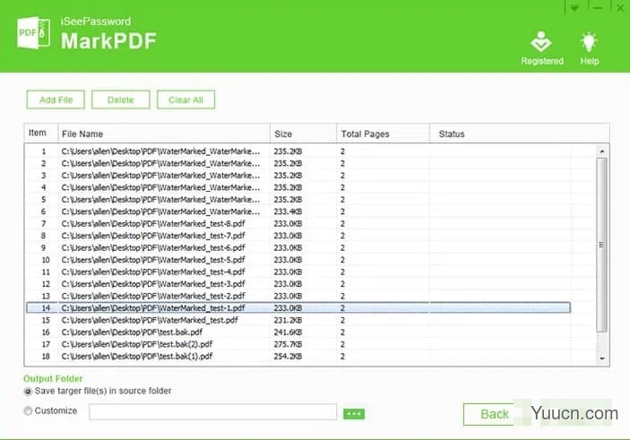 iSeePassword MarkPDF(PDF水印去除工具) v6.8.1 官方安装版