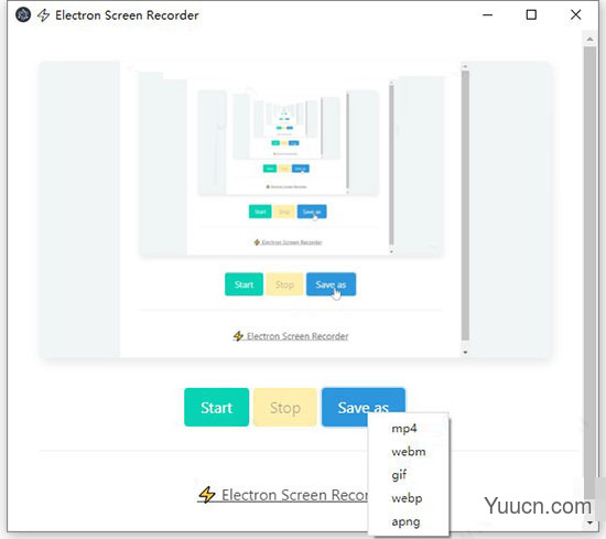 electron screen recorder(屏幕录制软件) v2.11 绿色免费版