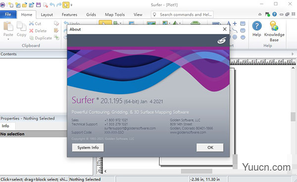 3D建模软件 Golden Software Surfer v20.1.195 完美激活版(附激活补丁)