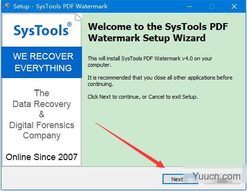 PDF去水印 SysTools PDF Watermark v4.0 特别安装版 附激活教程