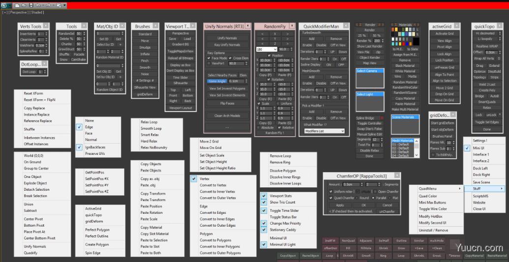 Max高级工具箱插件RappaTools v3.55 for 3ds Max Advanced ToolBox MaxScript