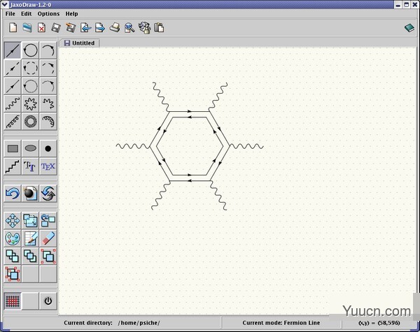 费曼图生成工具JaxoDraw for linux v2.1.0 官方安装版