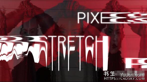 AE/PR模拟有机非线性子像素拉伸转场插件AEscripts Pixel Stretch V1.1.0 中英文版