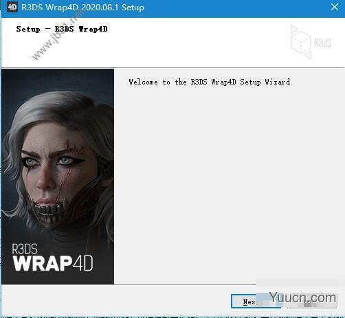 三维模型拓扑软件R3DS Wrap4D 2020.08.01 免费安装破解版(附教程) 64位