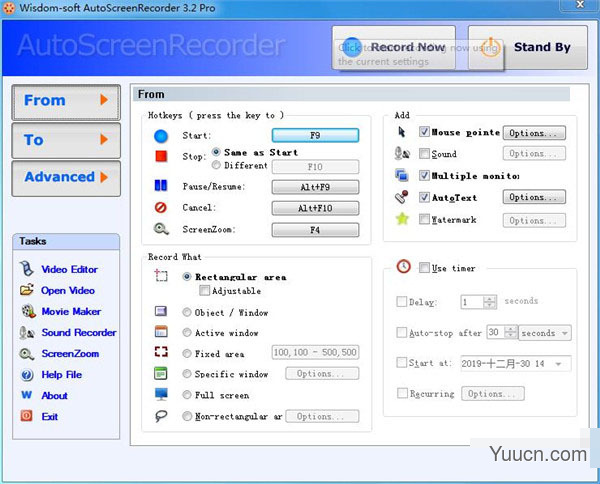 AutoScreenRecorder Pro屏幕录制工具 v5.0.601 安装破解专业版