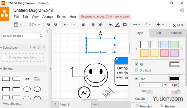 流程图制作工具 Drawio Desktop v13.6.2 linux中文免费版