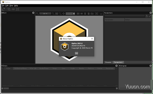 数字电影工具Boris FX Optics 2021 安装免费版(附安装教程)