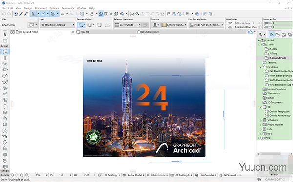 三维建筑BIM软件graphisoft archicad 24 Build 3008 安装免费特别版(附安装教程)