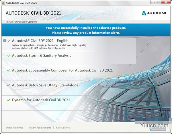 Autodesk Civil 3D 2021 中文安装版版(附安装教程) 64位