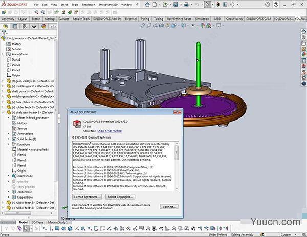 SolidWorks 2020 SP3 x64 中文免费注册版(附注册表+补丁文件+安装教程)