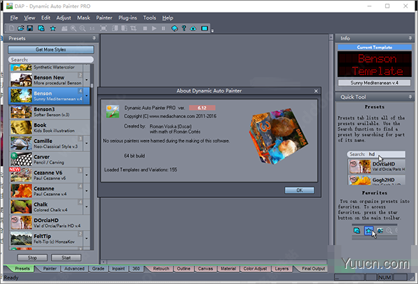 MediaChance Dynamic Auto Painte Pro照片绘画软件 v6.12 绿色便携免费版