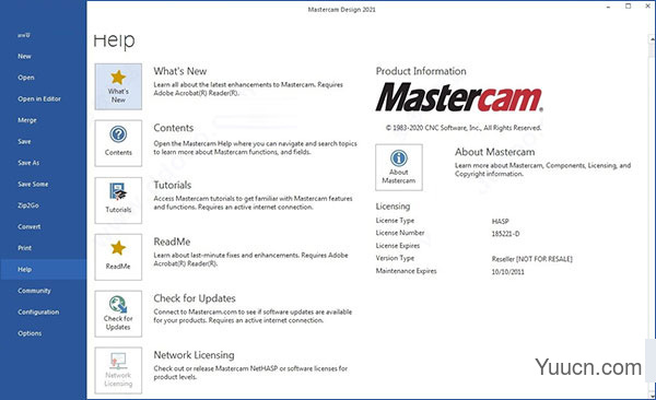 mastercam2021 v23.0.12664.0 64位 英文官方免费版(附破解工具+汉化包)