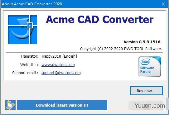 Acme CAD Converter2020 v8.9.8.1516 免注册码激活版(附汉化激活教程)