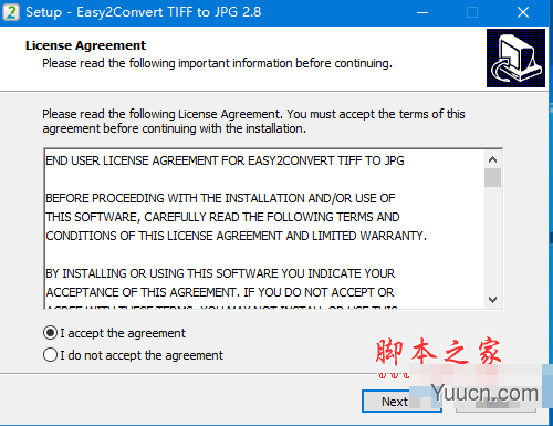 Easy2Convert TIFF to JPG(图片格式转换工具) v2.8 免费安装版