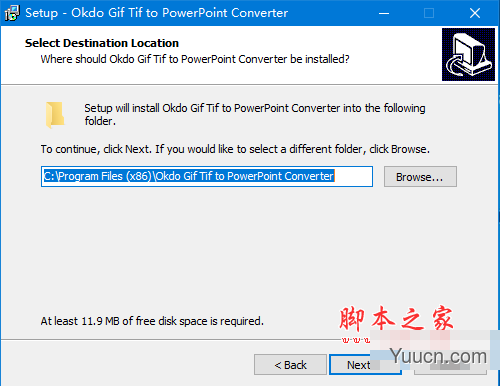 Okdo Gif Tif to PowerPoint Converter(GIF动图转PPT工具) v5.6 免费安装版