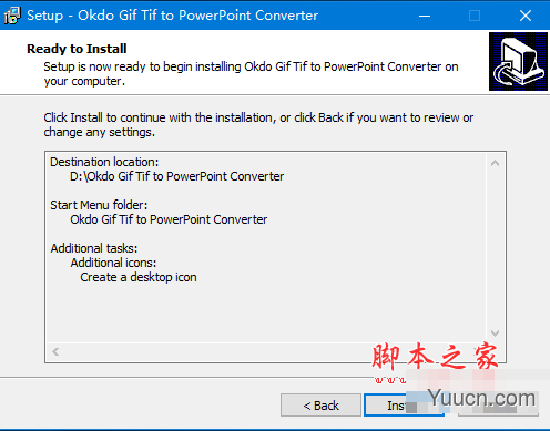 Okdo Gif Tif to PowerPoint Converter(GIF动图转PPT工具) v5.6 免费安装版