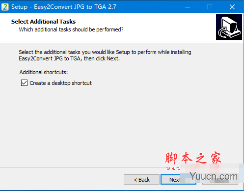 Easy2Convert JPG to TGA(JPG转TGA工具) v2.7 免费安装版