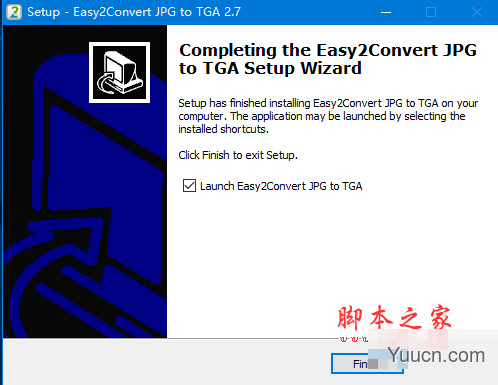 Easy2Convert JPG to TGA(JPG转TGA工具) v2.7 免费安装版