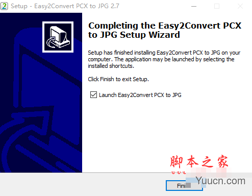 Easy2Convert PCX to JPG(PCX转JPG工具) v2.7 免费安装版