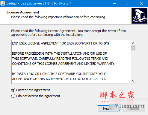 Easy2Convert HDR to JPG(HDR转JPG工具) v2.7 免费安装版