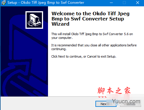 Okdo Tiff Jpeg Bmp to Swf Converter(RAW转TIFF工具) v5.6 免费安装版