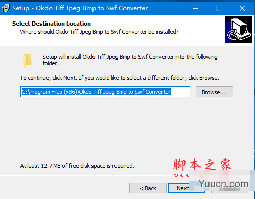 Okdo Tiff Jpeg Bmp to Swf Converter(RAW转TIFF工具) v5.6 免费安装版