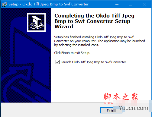 Okdo Tiff Jpeg Bmp to Swf Converter(RAW转TIFF工具) v5.6 免费安装版