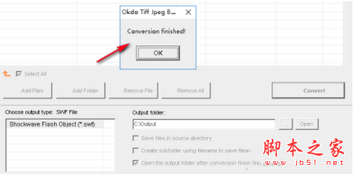 Okdo Tiff Jpeg Bmp to Swf Converter(RAW转TIFF工具) v5.6 免费安装版