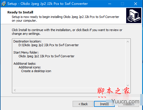 Okdo Jpeg Jp2 J2k Pcx to Swf Converter(图片转换工具) v5.6 免费安装版