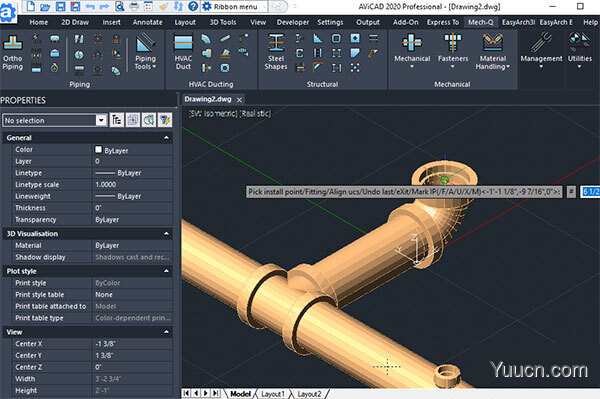 AviCAD 2020 Pro 20.0 免费特别版(附激活教程+激活文件)