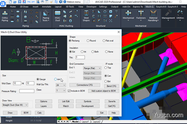 AviCAD 2020 Pro 20.0 免费特别版(附激活教程+激活文件)