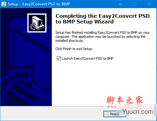 Easy2Convert PSD to BMP(图片格式转换工具) v2.8 免费安装版