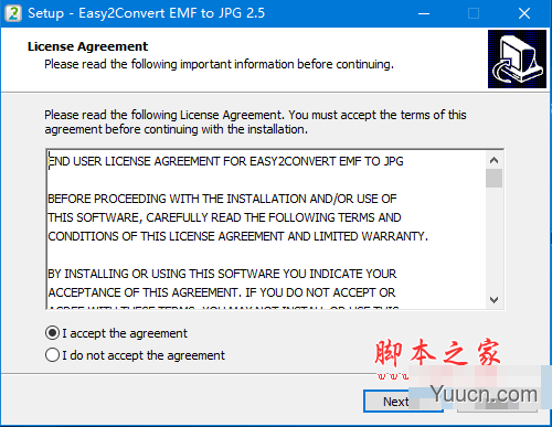 Easy2Convert EMF to JPG(EMF转JPG工具) V2.5 免费安装版