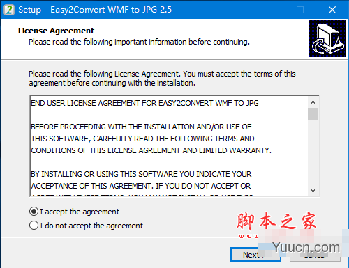 Easy2Convert WMF to JPG(WMF转JPG工具) V2.6 免费安装版