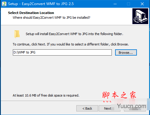 Easy2Convert WMF to JPG(WMF转JPG工具) V2.6 免费安装版