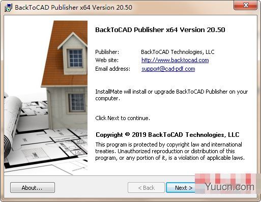 BackToCAD Publisher(CAD转换器) v20.50 64位 免费安装版