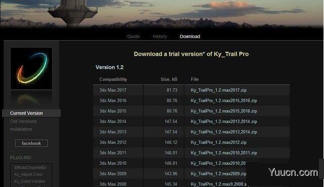 粒子拖尾特效插件 Ky TrailPro v1.4 for 3ds Max 2017 to 2020 免费版