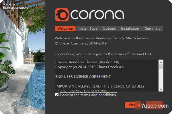 Corona Renderer 5 for 3ds max2013-2020 汉化补丁+通用补丁 免费版