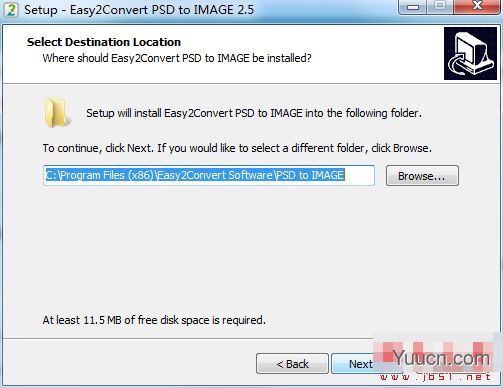 Easy2Convert PSD to IMAGE(PSD图片格式转换器) v2.6 官方免费安装版