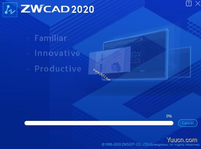 中望cad2020 V20190529 英文特别安装版(附激活文件+激活教程)32位/64位