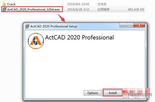 ActCAD Professional 2020(建模设计软件) 9.1 32位 安装版(附安装教程)