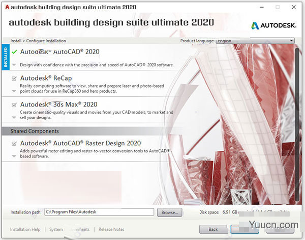 autodesk building design suite ultimate 2020 正式安装版(附教程+序列号+密匙) 64位