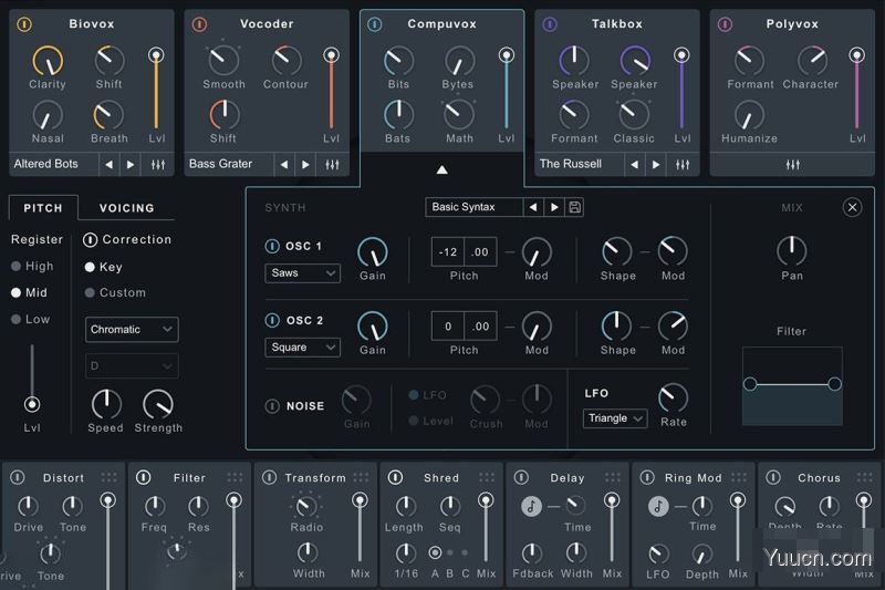 iZotope VocalSynth 2 Pro(人声效果合成插件) v2.4.0 PC破解版