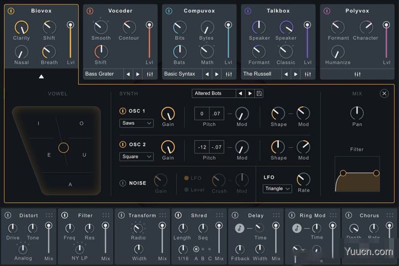 iZotope VocalSynth 2 Pro(人声效果合成插件) v2.4.0 PC破解版