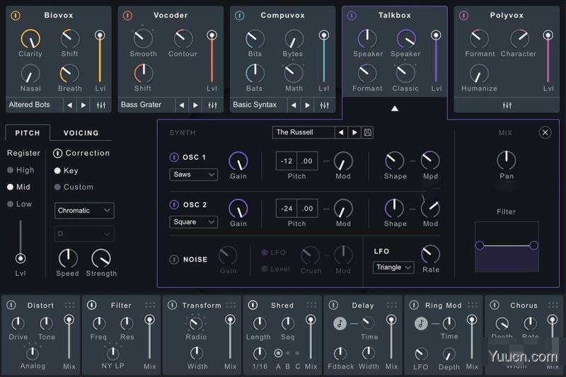 iZotope VocalSynth 2 Pro(人声效果合成插件) v2.4.0 PC破解版