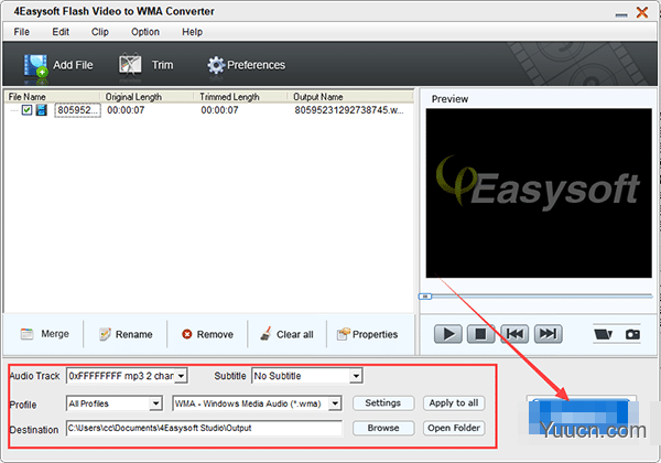 4Easysoft Flash Video to WMA Converter(音频提取工具) v7.05 官方安装版